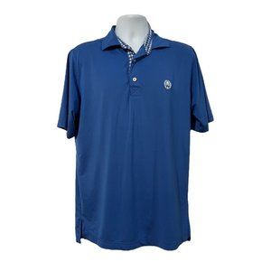 FJ Foot Joy Blue Short Sleeves Athletic Fit Medium